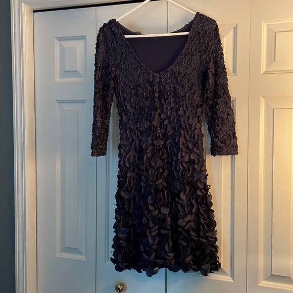 THEIA Petal dress - Picture 3 of 8